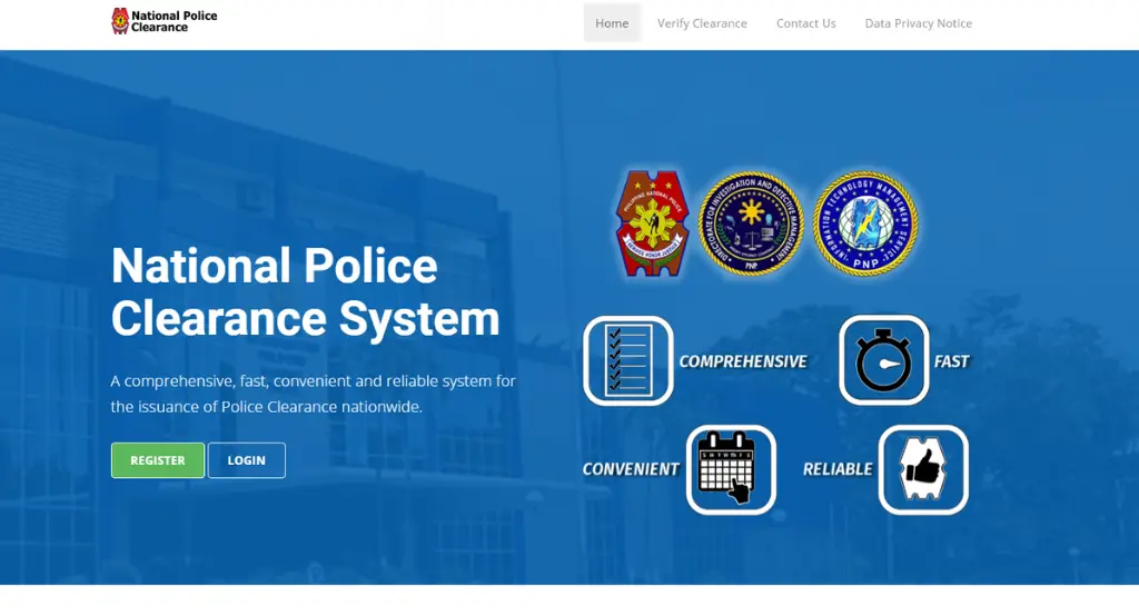PNP Clearance Online Registration