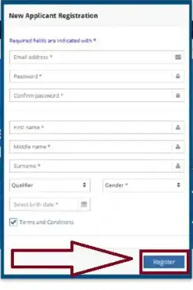 PNP registration form