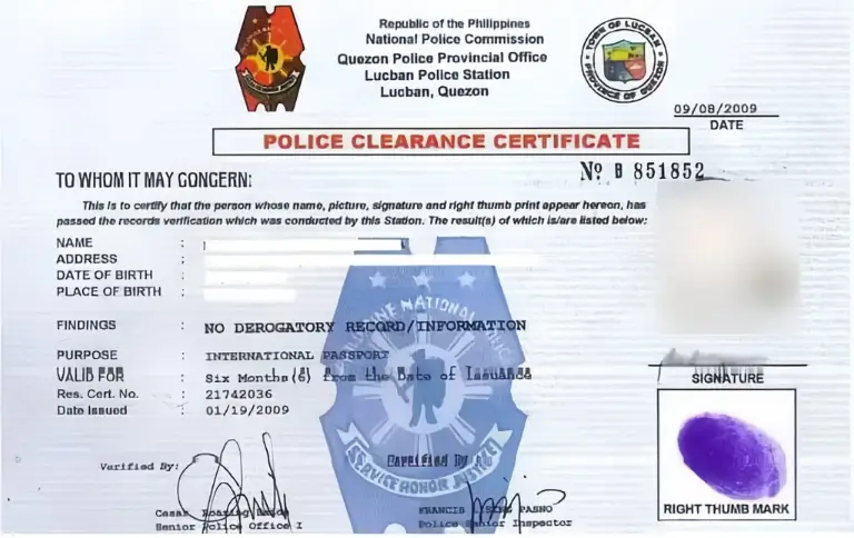 _Police Clearance Certificate